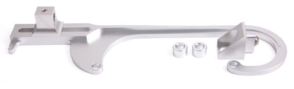 AF64-2026S - BILLET THROTTLE CABLE BRACKET SILVER SUITS 4150 STYLE CARBS