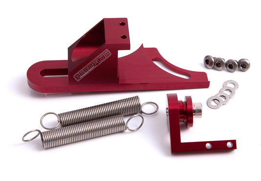 AF64-2031R - THROTTLE RETURN SPRING BRACKETRED SUITS 4150 STYLE CARBS