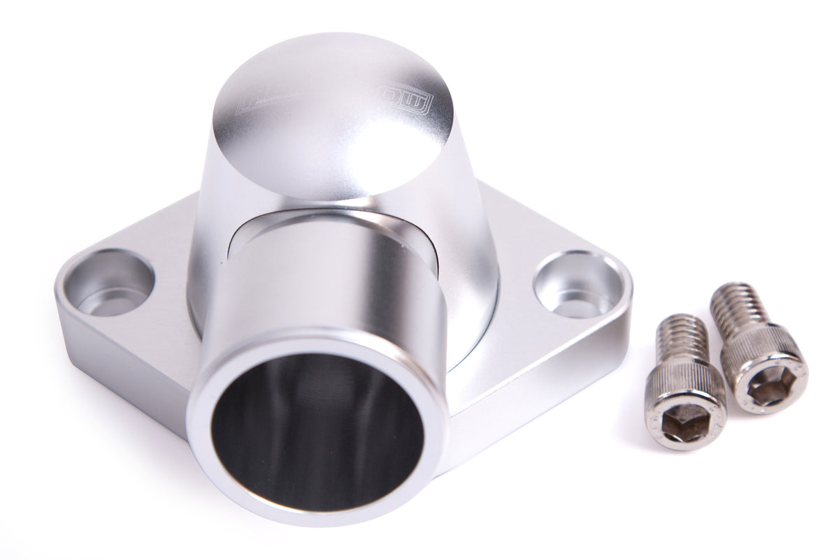AF64-2034S - BILLET THERMOSTAT HOUSING SBC BBC HOLDEN SILVER SWIVEL