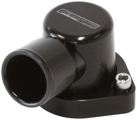 AF64-2039BLK - Billet 90° Thermostat Housing - Black