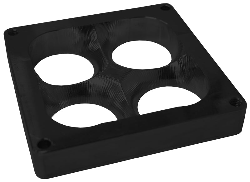 AF64-2045BLK - VELOCITY SPACER 4500 1" THICK BLACK BOLT ON HORSEPOWER DOM
