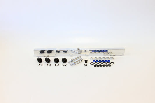AF64-2059P - FUEL RAIL KIT SUIT TOYOTA 2JZSUITS 14MM INJECTORS POLISHED