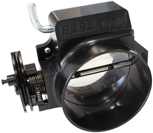 AF64-2070BLK - Billet 102mm Throttle Body (Black Finish) Suit LSX Manifolds or LS Manifolds with the use of an Adapter Plate