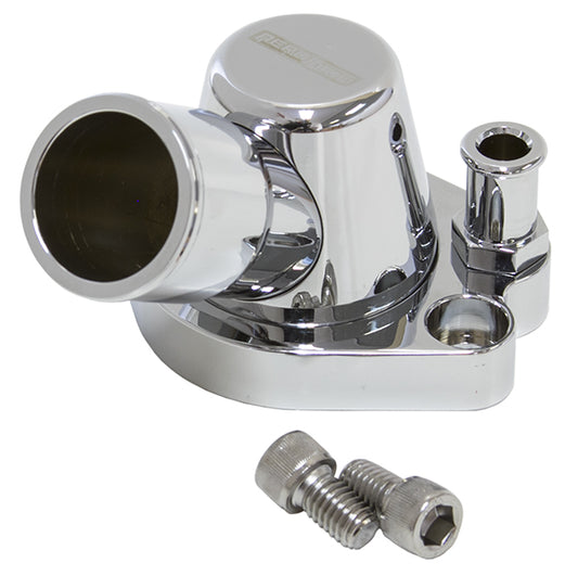 AF64-2091C - BILLET THERMOSTAT HOUSING CHROHOLDEN V8 HEATER 90 DEG SWIVEL253 308 Aeroflow - AF 64-2091C