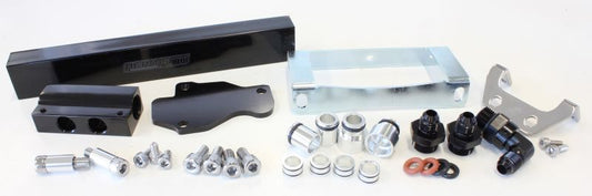 AF64-2104BLK - ROTARY FUEL RAIL KIT SERIES 6 7 & 8. MAZDA RX7 BLACK