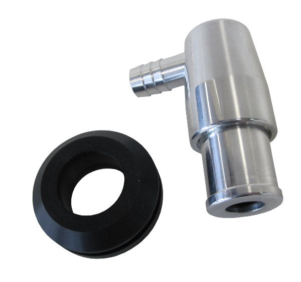 AF64-2106 - BILLET PCV VALVE SUITS 1-1/4" HOLES IN COVER 3/8" MALE BARB