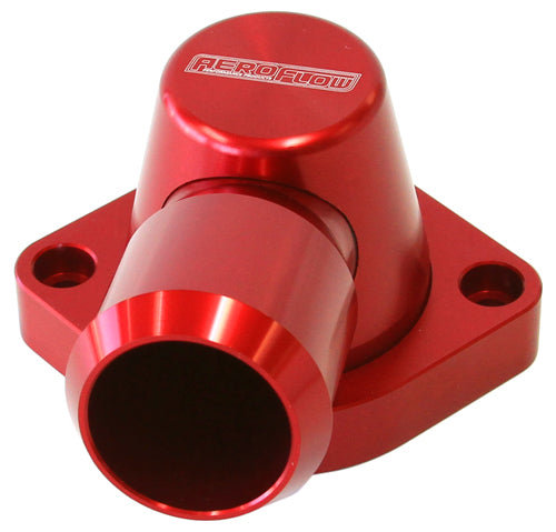 AF64-2115R - BILLET THERMOSTAT HOUSING RED GM LS3 LSA 90 DEG SWIVEL