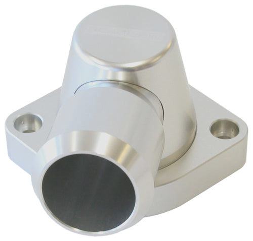 AF64-2115S - BILLET THERMOSTAT HOUSING SILVGM LS3 LSA 90 DEG SWIVEL