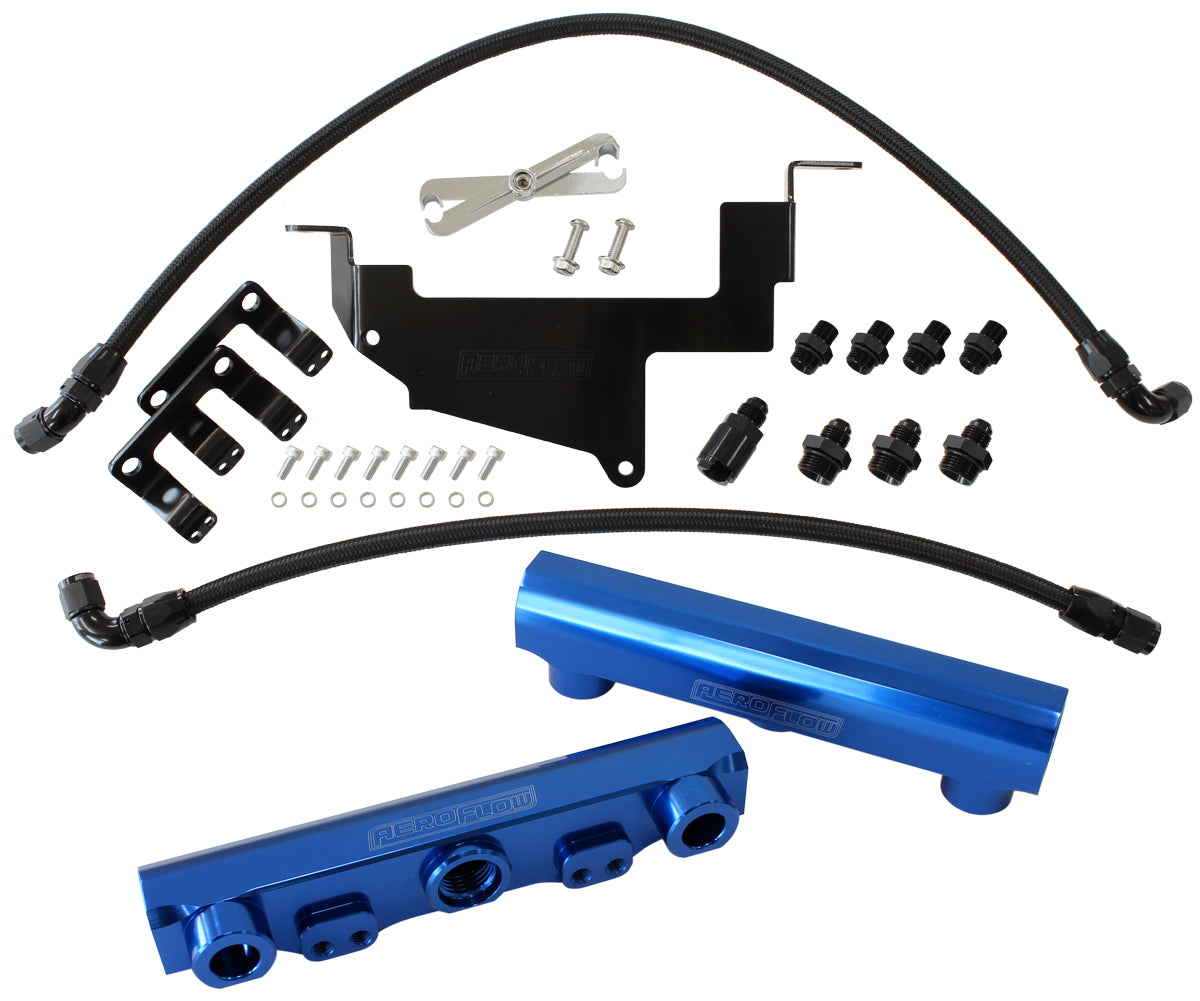 AF64-2131 - TOYOTA 86 / BRZ FUEL RAIL KIT -8ORB INLETS / OUTLETS SCION