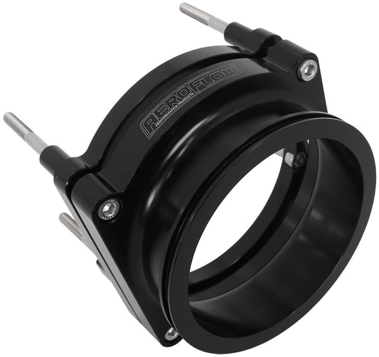 AF64-2144BLK - GM LS Throttle Body Adapter, Black Finish suits 102mm Fly By Wire and 4" Intercooler Clamp