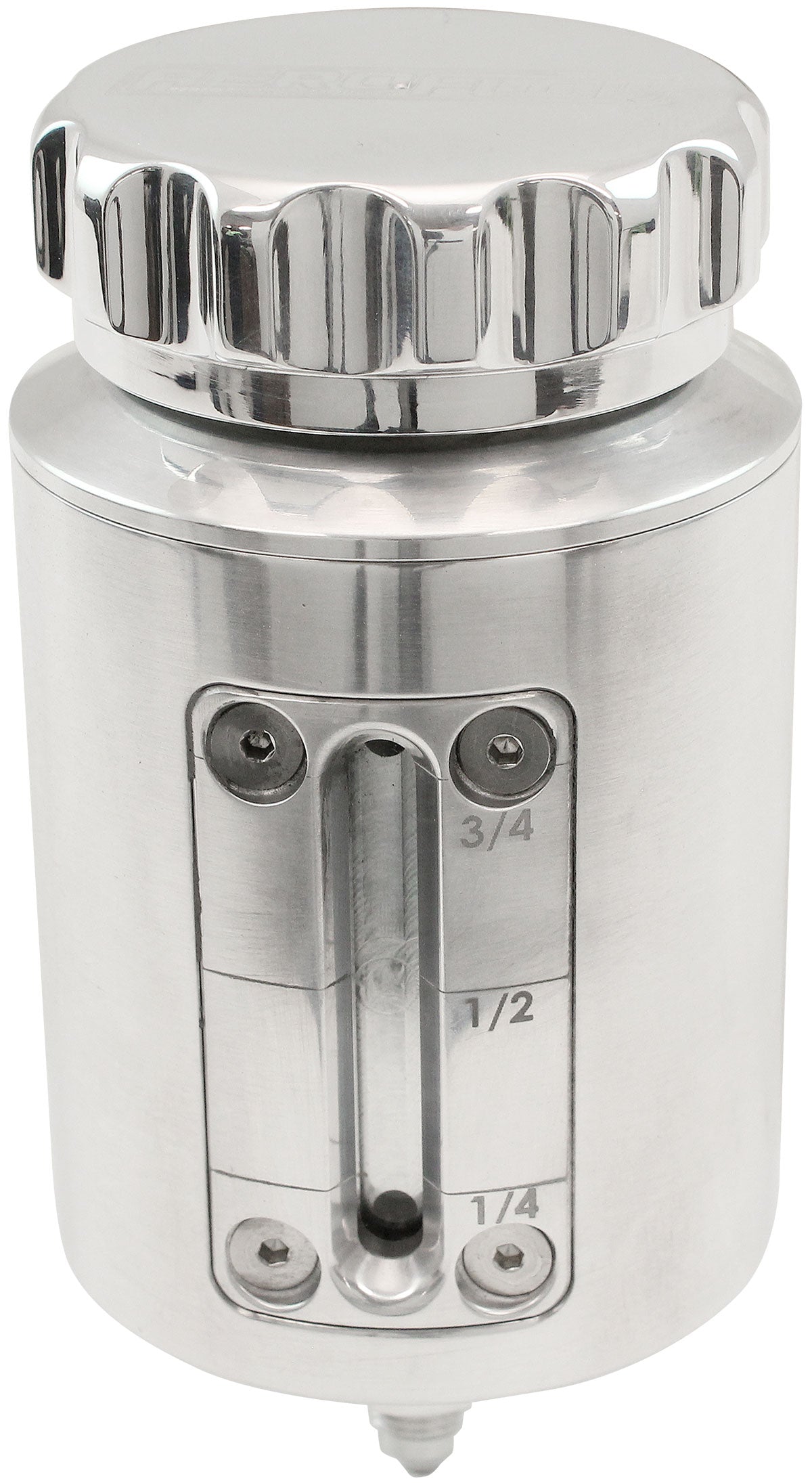 AF64-2154 - BRAKE RESERVOIR SIGHT GLASS REMOTE BILLET RESERVOIR POLISHCLUTCH Aeroflow - AF 64-2154