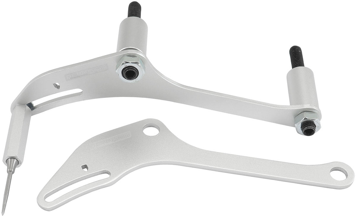 AF64-2160S - BILLET LS1 TIMING POINTER SUIT 6.75" 7.5" BALANCER SILVE