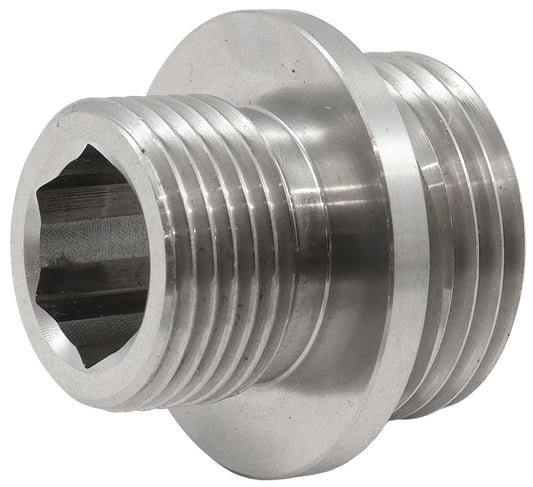 AF64-2181 - BBC OIL FILTER ADAPTER STUD THREAD INSERT 1"-12 13/16"-16 CHEV Aeroflow AF 64-2181
