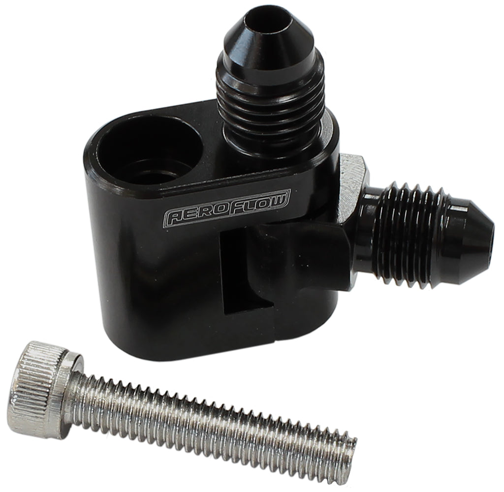 AF64-2188BLK - DUAL SWIVEL GM LS WATER CROSS OVER ADAPTER 2 -4AN STEAM VENT