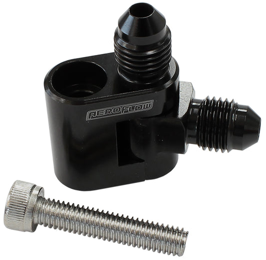 AF64-2188BLK - DUAL SWIVEL GM LS WATER CROSS OVER ADAPTER 2 -4AN STEAM VENT