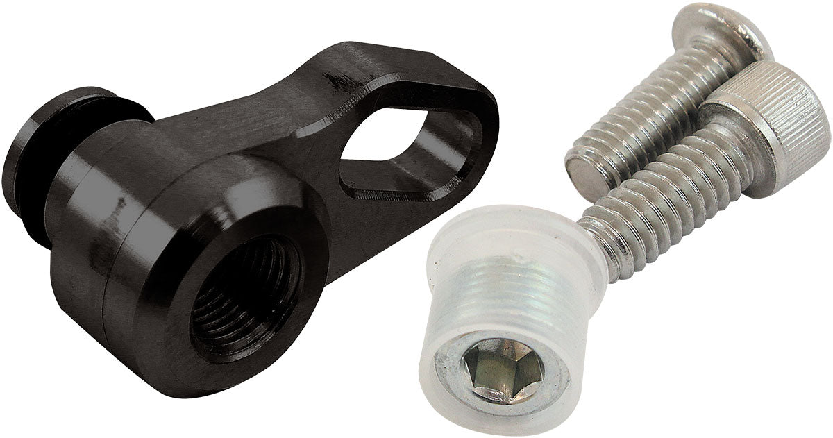AF64-2193 - GM LS3 MAP SENSOR PORT ADAPTERREMOTE 1/8" NPT BLACK OEM MANIFOLD Aeroflow - AF 64-2193
