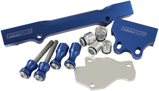 AF64-2204 - ROTARY FUEL RAIL KIT SERIES 6 7 & 8. MAZDA RX7 BLUE GEN 2