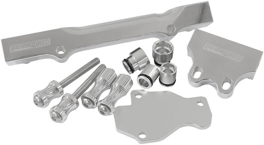 AF64-2204S - ROTARY FUEL RAIL KIT SERIES 6 7 & 8. MAZDA RX7 SILVER GEN 2