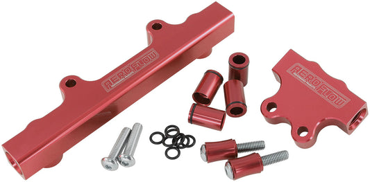 AF64-2213R - ROTARY FUEL RAIL KIT SERIES 4 & 5. MAZDA RX7 RED GEN 2