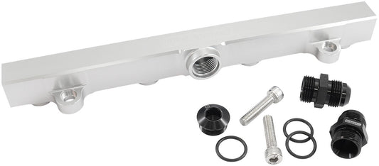 AF64-2221S - MITSUBISHI 4G63 EVO 4 to 9 FUEL RAIL -10ORB SILVER