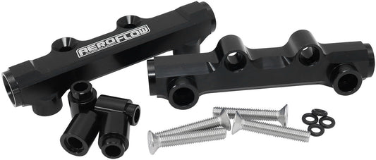 AF64-2257BLK - SUBARU EJ20 EJ25 FUEL RAIL BLACK TOP FEED WRX STI XT GT