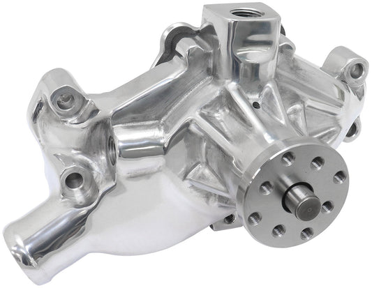 AF64-2350P - SMALL BLOCK CHEV SHORT WATER PUMP POLISHED SBC