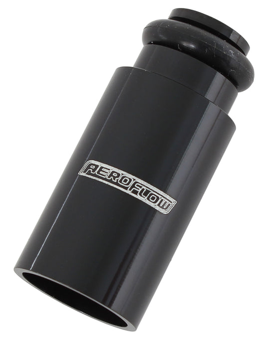 AF64-2886-1 - INJECTOR ADAPTER LONG 14MM TO 14MM FUEL RAIL SINGLE PACK BLK