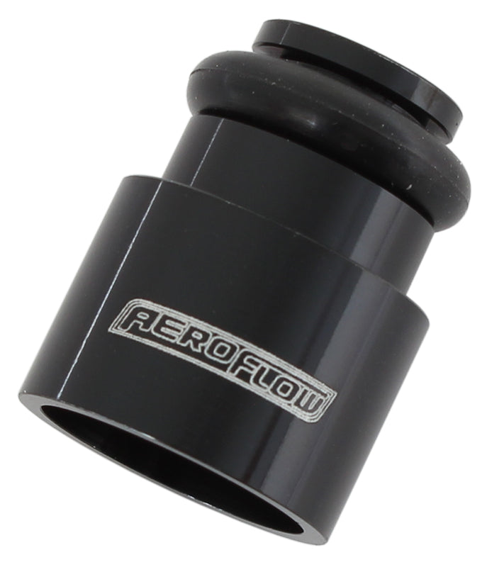 AF64-2887-1 - INJECTOR ADAPTER SHORT 14MM TO14MM FUEL RAIL SINGLE PACK BLK