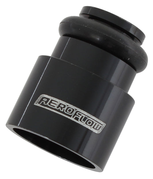 AF64-2887-1 - INJECTOR ADAPTER SHORT 14MM TO14MM FUEL RAIL SINGLE PACK BLK