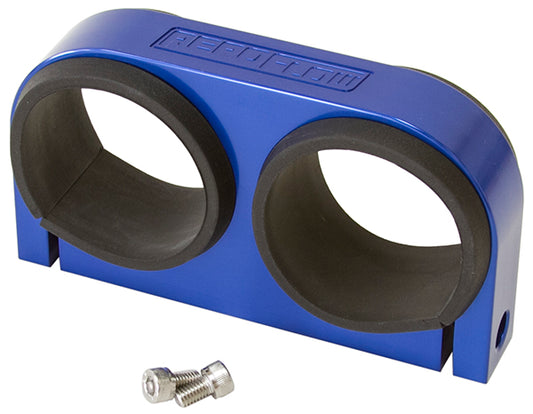 AF64-2902 - BILLET FUEL PUMP BRACKET BOSCHBLUE DUAL SUITS BOSCH / AF49