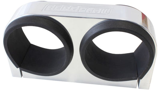 AF64-2902P - BILLET FUEL PUMP BRACKET BOSCHPOLISH DUAL SUITS BOSCH / AF49