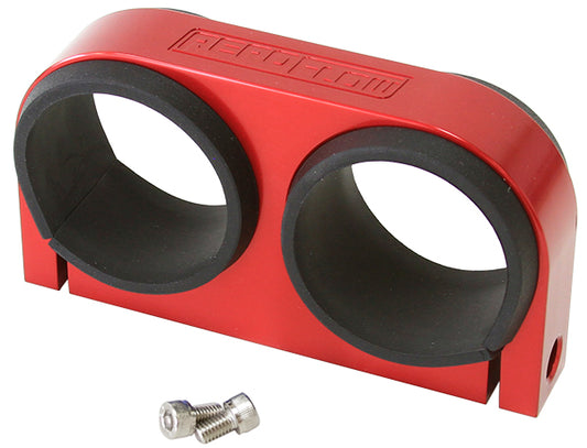 AF64-2902R - BILLET FUEL PUMP BRACKET BOSCHRED DUAL SUITS BOSCH / AF49