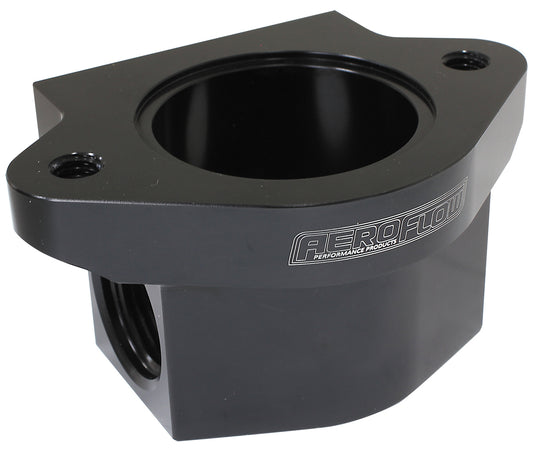 AF64-3043BLK - BILLET REMOTE THERMOSTAT HOUSI-12ORB PORTS EACH SIDE CHEV