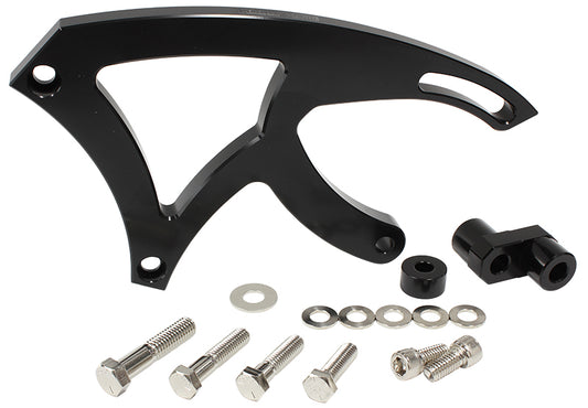 AF64-4009BLK - BLACK CLEV POWER STEER BRACKETSUIT SAGINAW P/STEER PUMPS