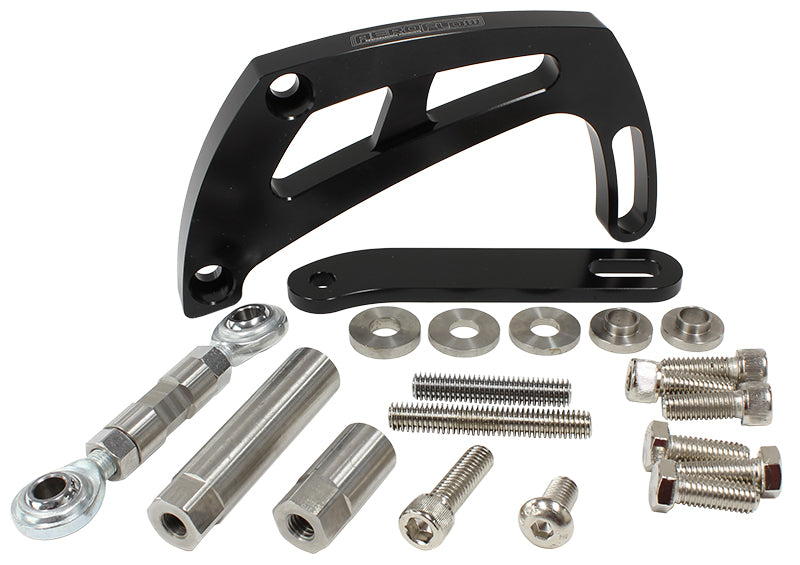 AF64-4011BLK - BLACK POWER STEER BRACKET S/B HIGH MOUNT SUIT S/B CHEV
