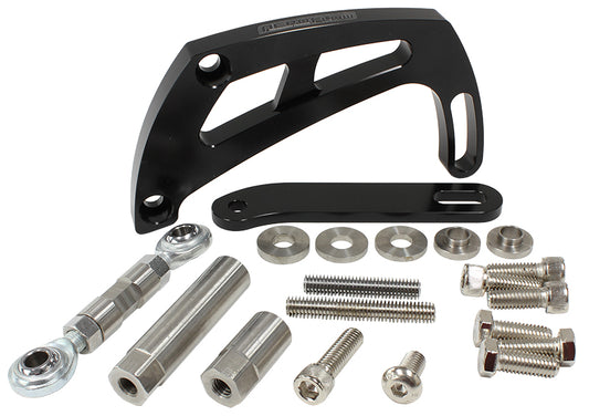 AF64-4011BLK - BLACK POWER STEER BRACKET S/B HIGH MOUNT SUIT S/B CHEV