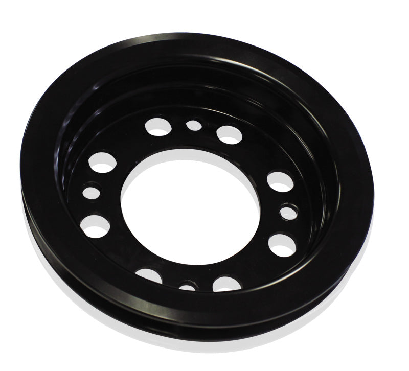 AF64-4023BLK - HOLDEN V8 CRANK V PULLEY HQ-WBSUITS EARLY RED W/PUMP BLACK