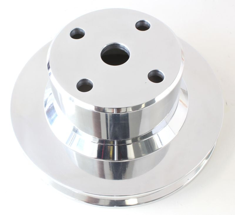 AF64-4024 - HOLDEN V8 WATER PUMP V PULLEY SUIT VN-ON JUMBO PUMP POLISHED