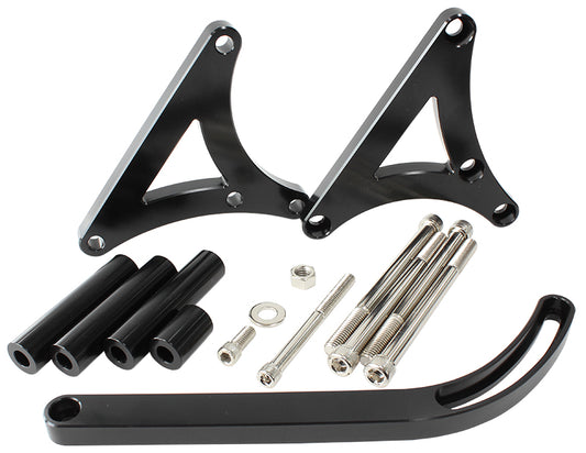 AF64-4025BLK - BLACK HOLDEN V8 PASS SIDE MID ALT BRK HQ-WB EAR/LATE ALTERN