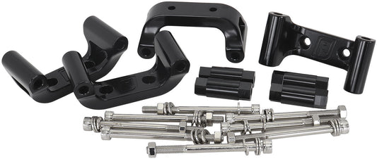 AF64-4034BLK - CHEV LS2 /LS3 /LS7 COIL MOUNTSBILLET RELOCATION BRACKETS