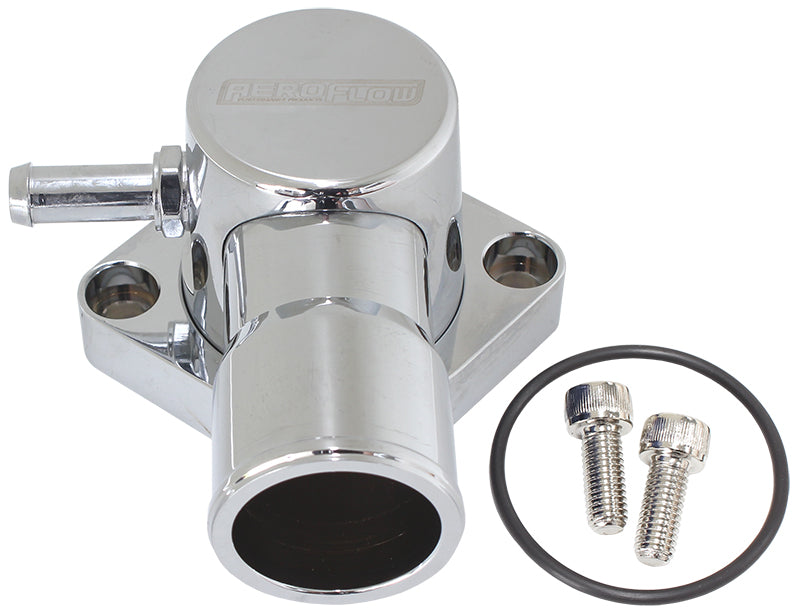 AF64-4036CH - BILLET THERMOSTAT HOUSING CHROFORD FALCON EL EF BA BF FG SWIBARRA Aeroflow - AF 64-4036CH