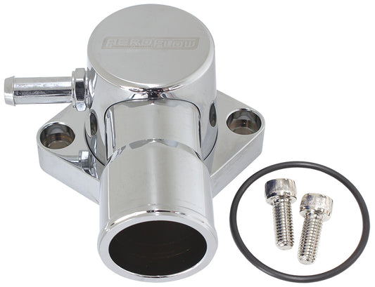 AF64-4036CH - BILLET THERMOSTAT HOUSING CHROFORD FALCON EL EF BA BF FG SWIBARRA Aeroflow - AF 64-4036CH