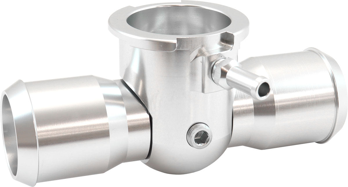 AF64-4039 - REMOTE RADIATOR HOSE FILLER 1-1/4-20 THREAD 42mm CAP BARB SILVER Aeroflow - AF 64-4039