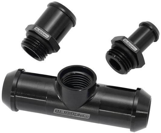 AF64-4041BLK - FORD BARRA BA BF FG XR6 HEATERHOSE T PIECE FALCON BLACK