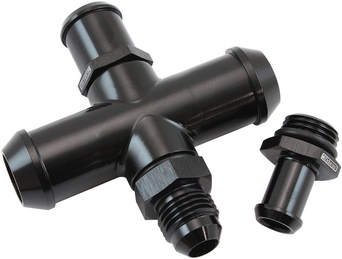 AF64-4044BLK - FORD BARRA BA BF FG XR6 HEATERHOSE X PIECE FALCON BLACK