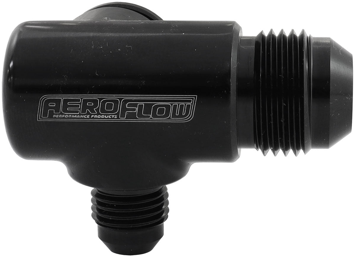 AF64-4046BLK - FORD BARRA THERMOSTAT WATER PUMP PRESS IN TEE -10 -6 HOUSING - AF 64-4046BLK
