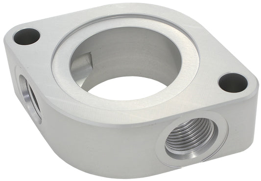 AF64-4051 - CHEV THERMOSTAT WATER NECK SPACER WITH 2 X -8ORB AUX PORT