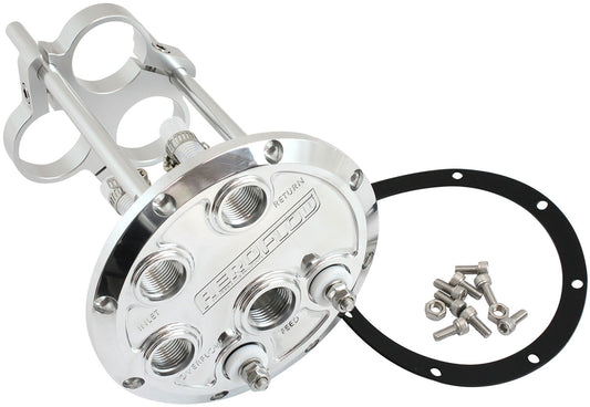 AF64-4056 - LOW PROFILE TRIPLE PUMP HANGERFUEL 450 525lph POLISHED BILLE