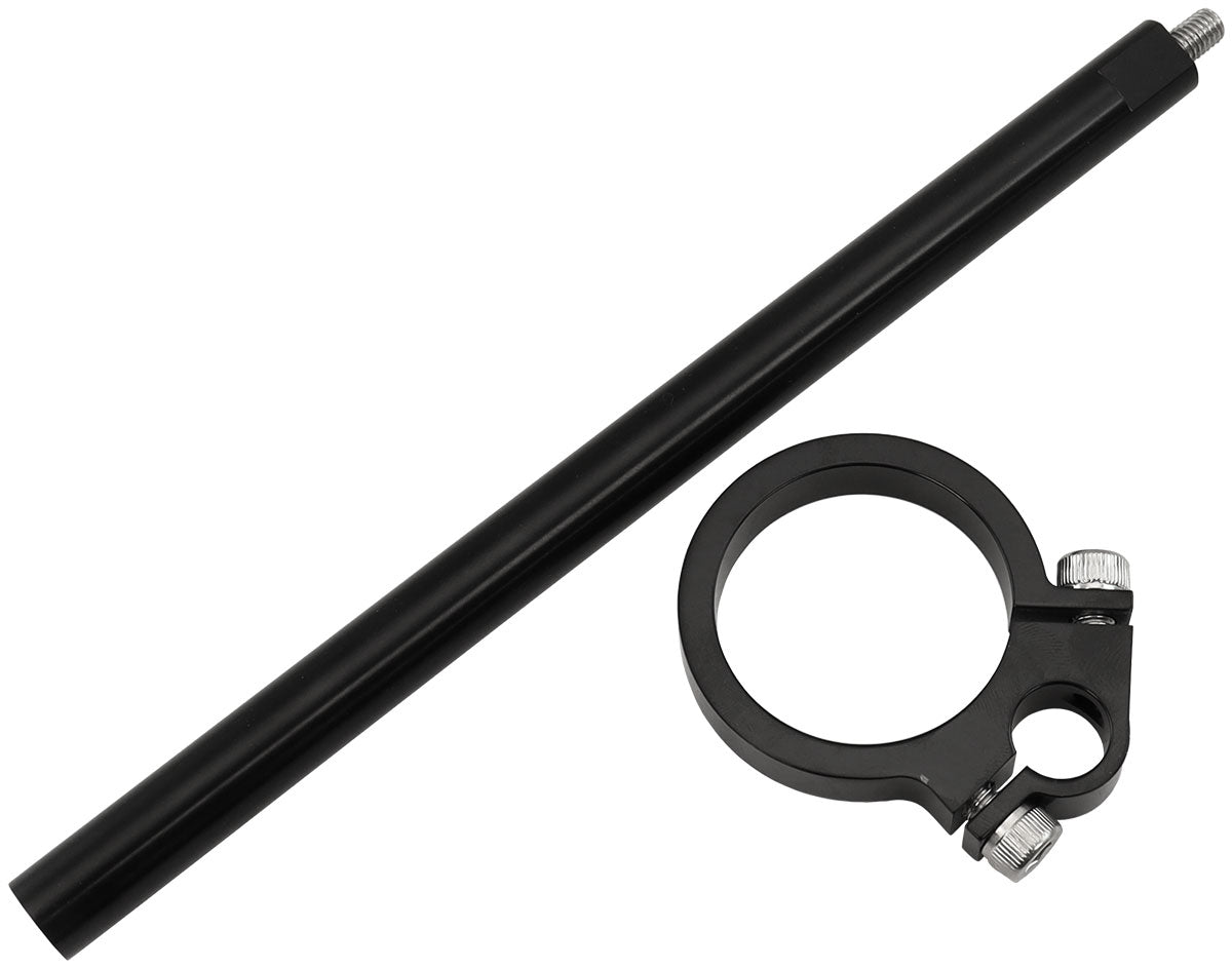 AF64-4058BLK - 40mm FUEL PUMP BRACKET STALK UNIVERSAL FITMENT CUSTOM HOLDE