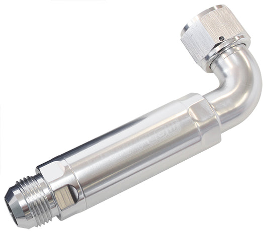 AF64-4100S - -12AN 90 DEG TO INLINE FILTER FOR USE WITH DRY SUMP PANS